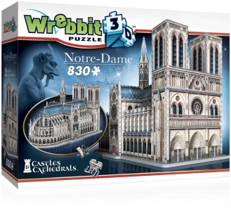 3D puzzle Katedrála Notre-Dame 830 dílků
