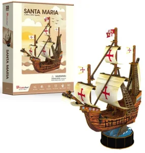 3D puzzle Loď Santa Maria 93 dílků