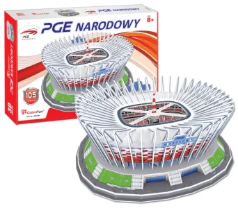 3D puzzle Národní stadion ve Varšavě 105 dílků