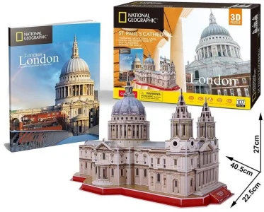 3D puzzle National Geographic: Katedrála svatého Pavla 107 dílků