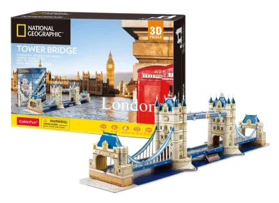 3D puzzle National Geographic: Tower Bridge 120 dílků