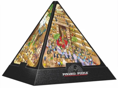 3D puzzle pyramida Egyptské karikatury 500 dílků