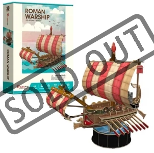 3D puzzle Římská válečná loď 85 dílků