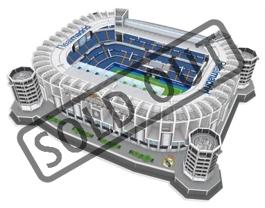3D puzzle Stadion Santiago Bernabéu - FC Real Madrid 83 dílků