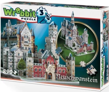 3D puzzle Zámek Neuschwanstein 890 dílků
