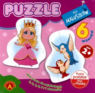Baby puzzle Princezna 6v1 (2-7 dílků)