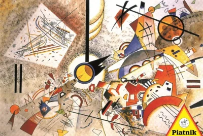 Puzzle Chaotický akvarel 1923, 1000 dílků