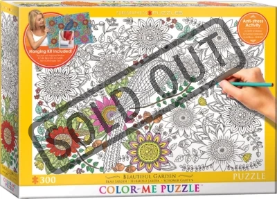 Color me puzzle Nádherná zahrada 300 dílků + sada na zavěšení
