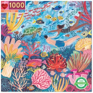 Čtvercové puzzle Korálový útes 1000 dílků