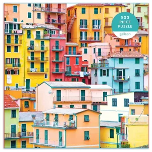 Čtvercové puzzle Pozdrav z Cinque Terre 500 dílků