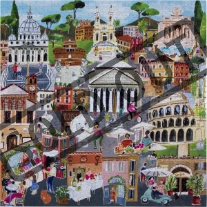 Čtvercové puzzle Řím 1000 dílků