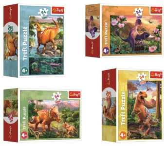 Displej Puzzle Úžasní dinosauři 54 dílků (40 ks)
