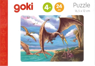 Dřevěné puzzle Dinosauři: Pterodactyl 24 dílků