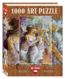 Dřevěné puzzle Jeden den v máji 1000 dílků