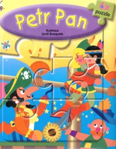 Kniha s puzzle: Petr Pan