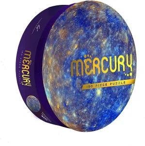 Kulaté puzzle Planeta Merkur 100 dílků