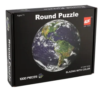 Kulaté puzzle Zeměkoule 1000 dílků