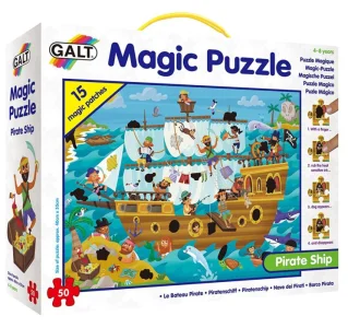 Magické puzzle Pirátská loď 50 dílků