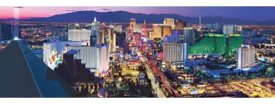 Panoramatické puzzle Las Vegas, Nevada 1000 dílků