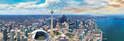 Panoramatické puzzle Toronto, Kanada 1000 dílků