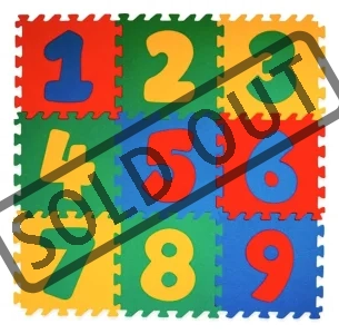 Pěnové puzzle Čísla (31,5x31,5)