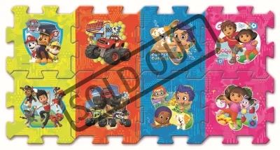 Pěnové puzzle Pohádky Nickelodeon s Tlapkovou patrolou
