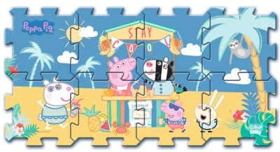 Pěnové puzzle Prasátko Peppa: Letní prázdniny