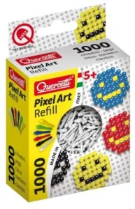 Pixel Art náhradní kolíčky bílé 1.000ks