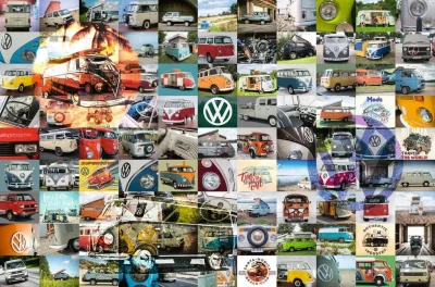 Puzzle 99 fotografií VW 3000 dílků