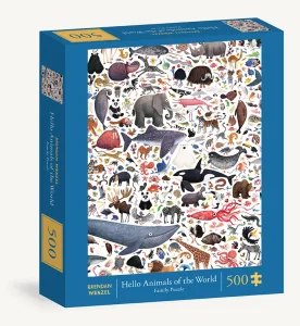 Puzzle Ahoj zvířata celého světa 500 dílků