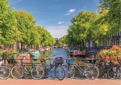 Puzzle Amsterdamský kanál 2000 dílků