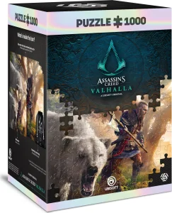Puzzle Assassin's Creed Valhalla - Eivor & Polar Bear 1000 dílků