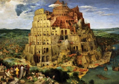Puzzle Babylonská věž 2000 dílků