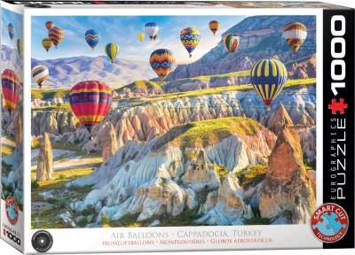 Puzzle Balóny nad Kappadokií, Turecko 1000 dílků