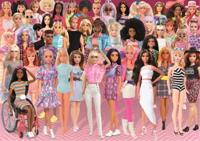 Puzzle Barbie 1000 dílků