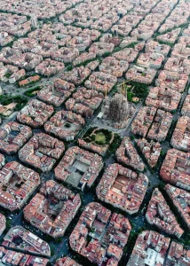 Puzzle Barcelona shora 1000 dílků