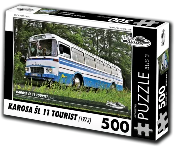 Puzzle BUS č. 3 Karosa ŠL 11 TOURIST (1973) 500 dílků