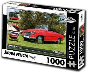 Puzzle č. 10 Škoda Felicia (1960) 1000 dílků