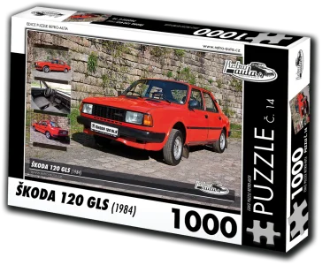 Puzzle č. 14 Škoda 120 GLS (1984) 1000 dílků