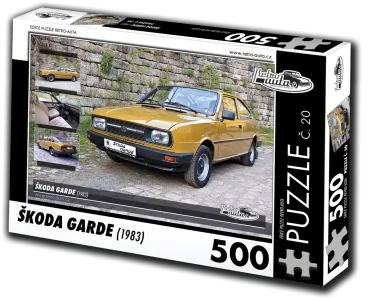 Puzzle č. 20 Škoda Garde (1983) 500 dílků
