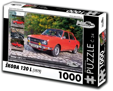 Puzzle č. 24 Škoda 120 L (1979) 1000 dílků