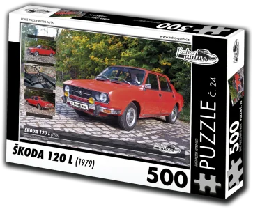 Puzzle č. 24 Škoda 120 L (1979) 500 dílků