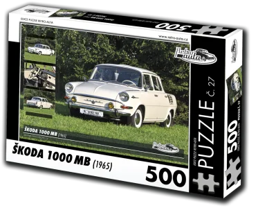 Puzzle č. 27 Škoda 1000 MB (1965) 500 dílků