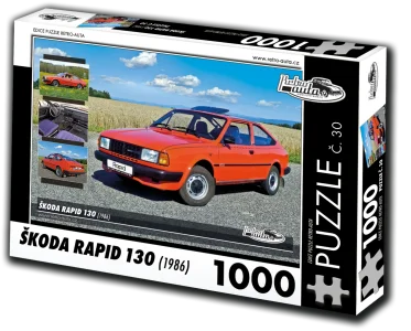 Puzzle č. 30 Škoda Rapid 130 (1986) 1000 dílků