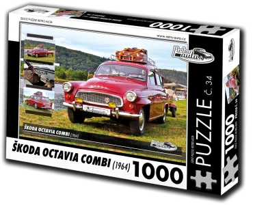 Puzzle č. 34 Škoda Octavia Combi (1964) 1000 dílků
