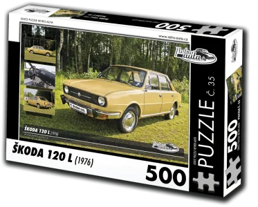 Puzzle č. 35 Škoda 120 L (1976) 500 dílků