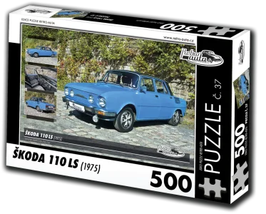 Puzzle č. 37 Škoda 110 LS (1975) 500 dílků