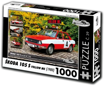 Puzzle č. 39 Škoda 105 S Follow Me (1980) 1000 dílků