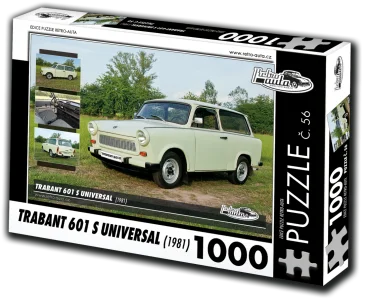 Puzzle č. 56 Trabant 601 S Universal (1981) 1000 dílků