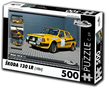 Puzzle č. 59 Škoda 130 LR (1984) 500 dílků